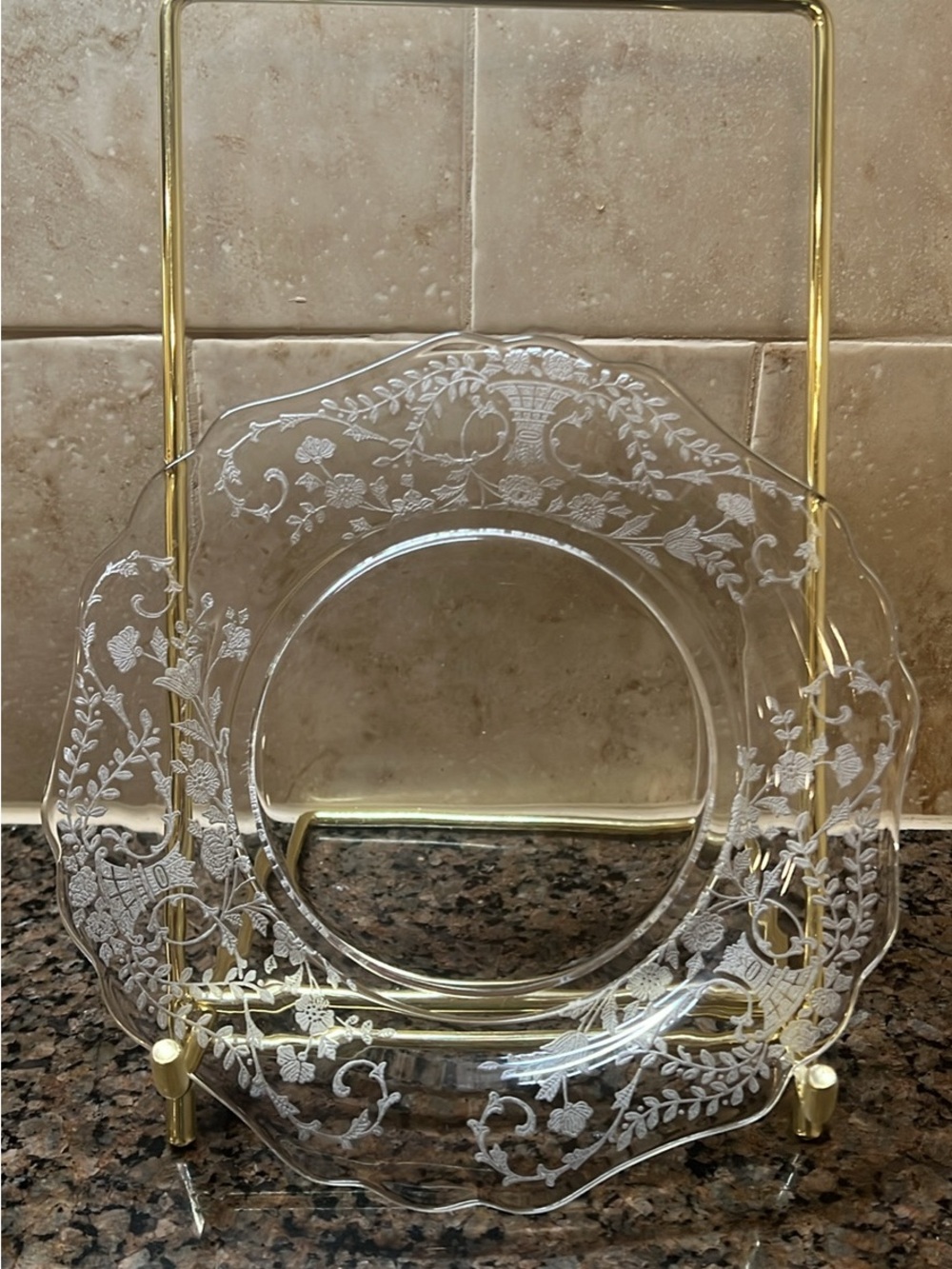 Cambridge Portia Glass Plates (8)